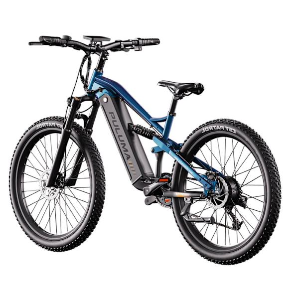 Offroad elcykel PULUMA PH001, blød bagende, 500W motor, 48V 20Ah batteri, 27,5", blå
