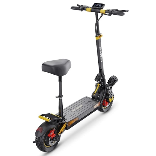 El-scooter med siddeplads IENYRID ES6, 1000W*2 motor, 48V 20,8Ah batteri, foldbar