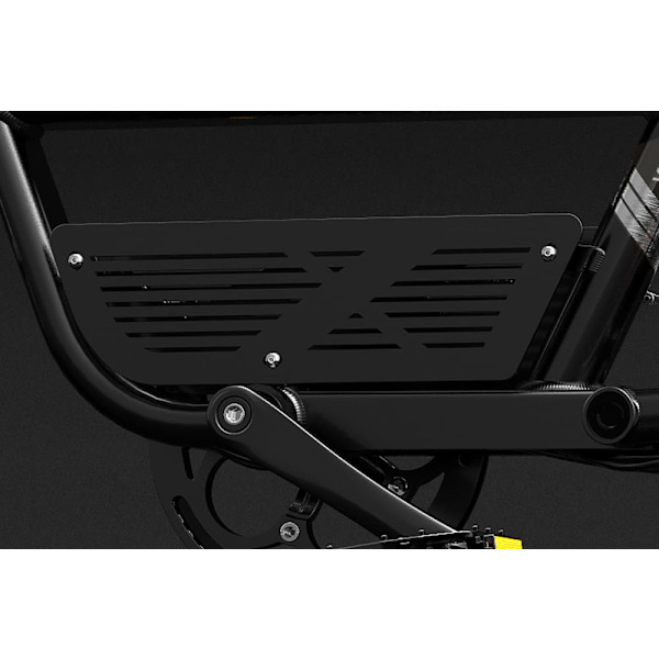 Elcykel LANKELEISI X-Black Knight, Moto Style, 2000W dobbeltmotor, 48V 45Ah Samsung dobbeltbatteri