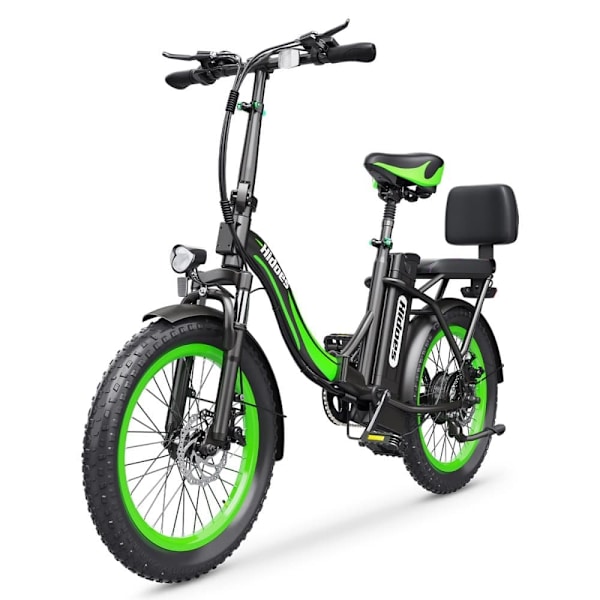 Sammenklappelig elcykel med bagsæde Hidoes C1, 750W 48V 13Ah, 20 tommer tykke dæk