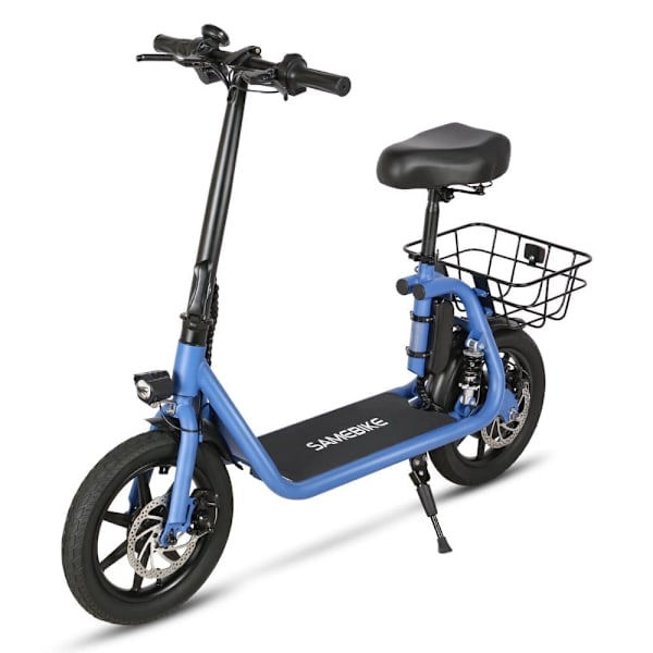 Taittuva sähköpotkulauta istuimella SAMEBIKE SM-C02, 500W 36V 13Ah, 14"