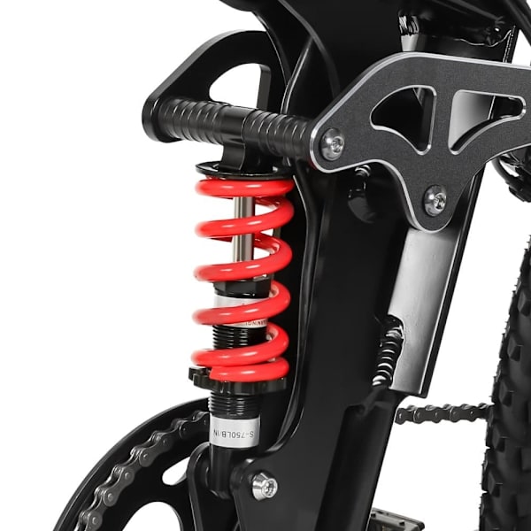 Hopfällbar elcykel SAMEBIKE LO26-Plus, 1000W motor, 48V 15Ah batteri