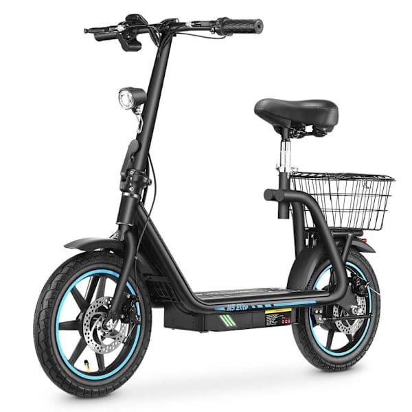 Sähköpotkulauta istuimella BOGIST M5 Elite, 14" renkaat, moottori 48V 500W
