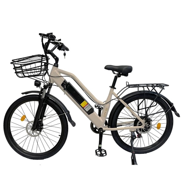 Elcykel Orlms City, 26 500 W motor, 48 V 15 Ah batteri, för kvinnor