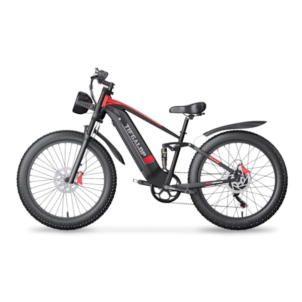 Tifgalop ES28 26" sähköpyörä, 48 V 18 Ah irrotettava akku, 1000 W fatbike