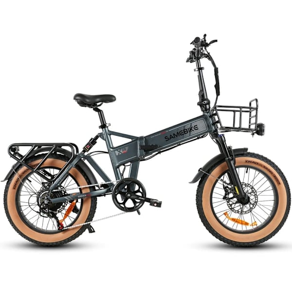 Sähkömaastopyörä SAMEBIKE XWLX09-II, moottori 1000 W, akku 48 V 15 Ah, kokoontaitettava
