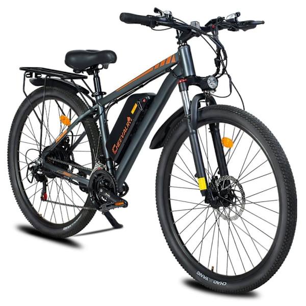 Trekking Elcykel CHEEVALRY C29, 48V 750W Motor, 21-Speed, Grå