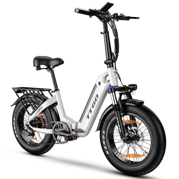 Taittuva sähköpyörä TTGO F6, 250 W, vääntömomentti 45 Nm, 25 Ah, vihreä