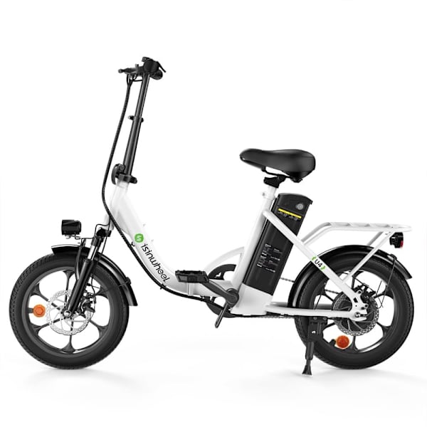 Kaupunkisähköpyörä iSinwheel U4, 36V 10.4AH 250W, 16" Foding-sähköpyörä - musta