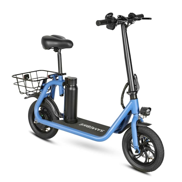Taittuva sähköpotkulauta istuimella SAMEBIKE SM-C01, 350W 10.4Ah, 12 tuumaa
