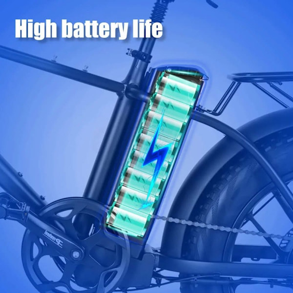 Elektrisk mountainbike CMACEWHEEL T20, 20", 750W 48V 17Ah, Sort Grå