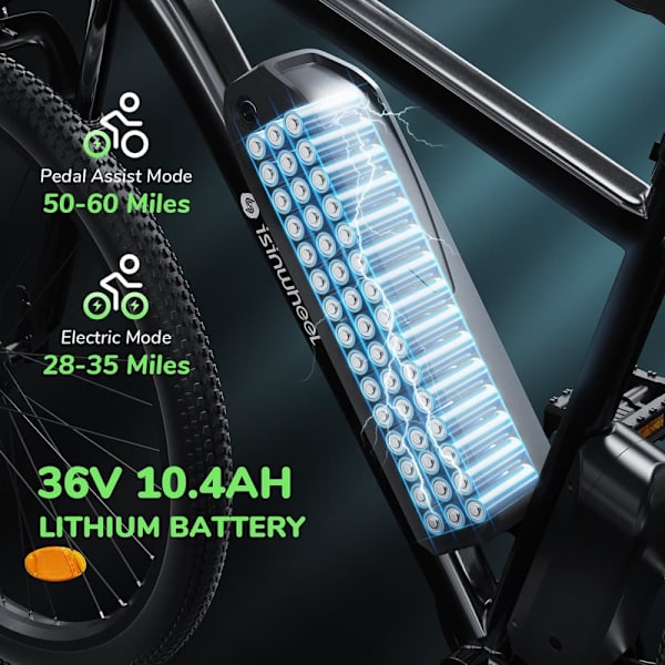 Elcykel iSinwheel M10 - 26" - 250W 36V 10.4Ah