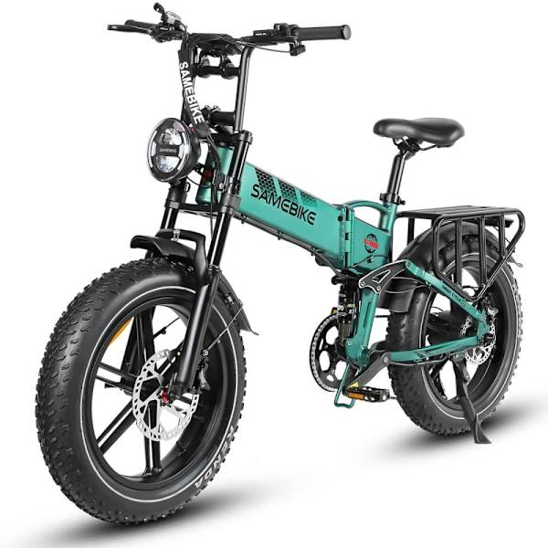 Hopfällbar terrängcykel SAMEBIKE RS-A02, Motor 1200W, Fullfjädring