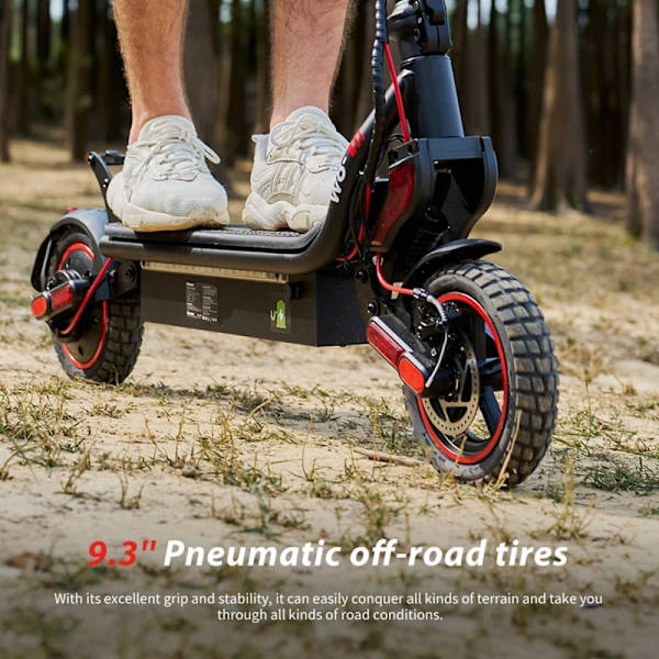 Sammenklappelig El-Scooter iScooter W8 - Motor 48V 500W - 9,3-tommer dæk - App-styring