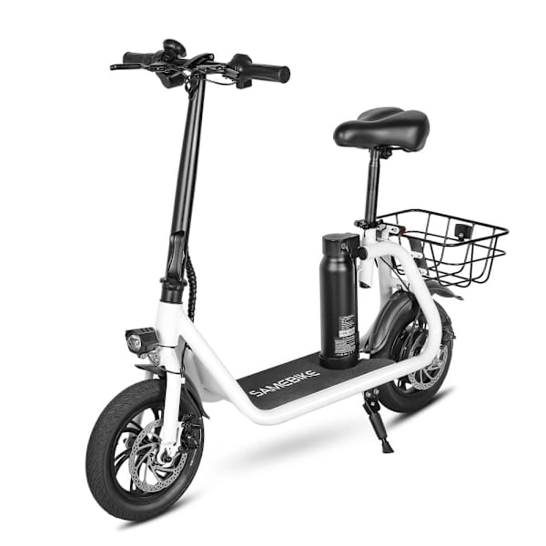 Taittuva sähköpotkulauta istuimella SAMEBIKE SM-C01, 350W 10.4Ah, 12 tuumaa