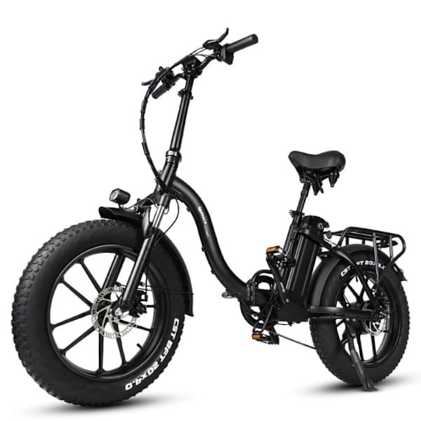 Sammenklappelig Step-Thru Elcykel CMACEWHEEL Y20, 750W 48V 18Ah, Fat Tire, Sort