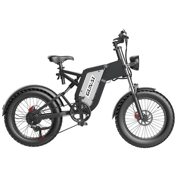 GUNAI MX25 1000W Elcyklar för Vuxna 20*4.0″ Fat Tire 48V 25Ah Fullfjädring