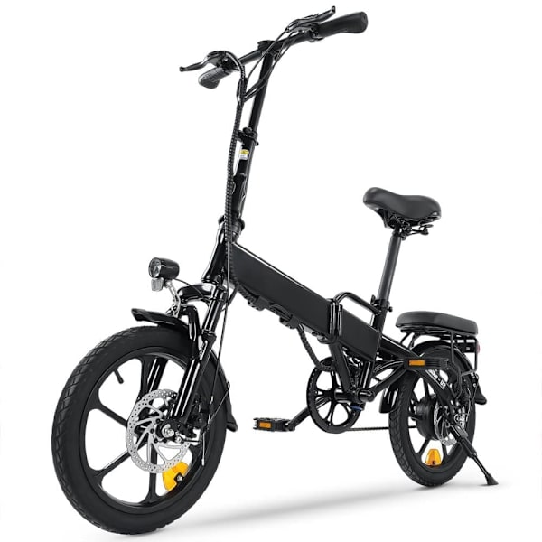 Hopfällbar Elcykel iSinwheel U3 - 16" - 500W 36V 7.8Ah - Svart