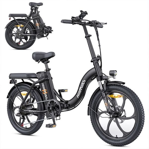 Taittuva sähköpyörä HillMiles MilePort1 - Moottori 36V 350W - 20" - 25 km/h