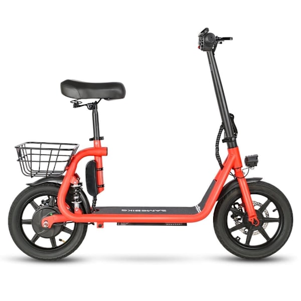 Taittuva sähköpotkulauta istuimella SAMEBIKE SM-C02, 500W 36V 13Ah, 14"