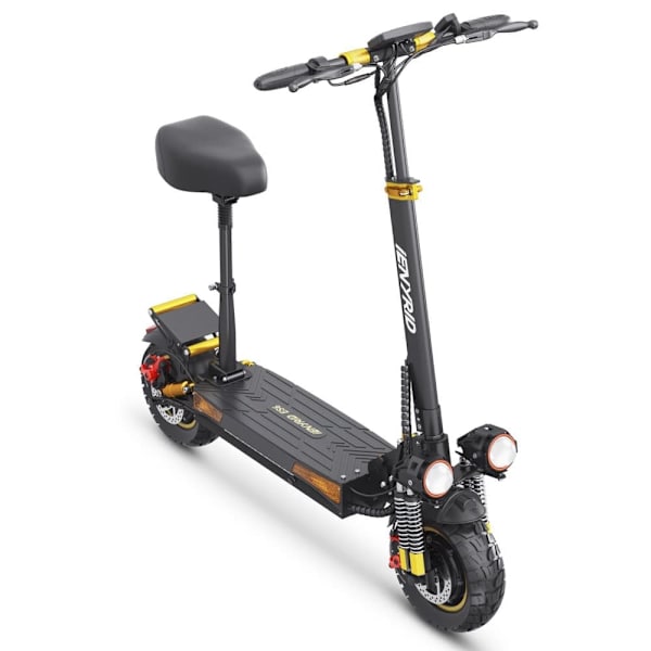 El-scooter med siddeplads IENYRID ES6, 1000W*2 motor, 48V 20,8Ah batteri, foldbar