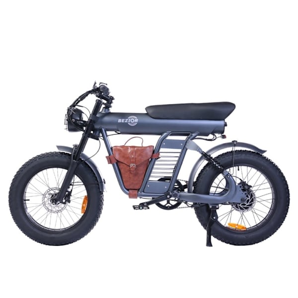 Elcykel Bezior XF006, 1200W 48V 23.2Ah, Hydrauliska oljebromsar, Blå