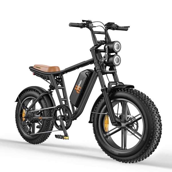 Elcykel HillMiles MileZoom 1, Motor 52V 250W, 20*4,0 tommer dæk, 25 km/t