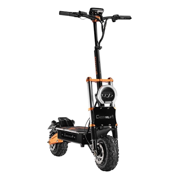 Elscooter CHEEVALRY S11, Terräng, 6000W, Dubbelmotor, 60V 38AH, Svart