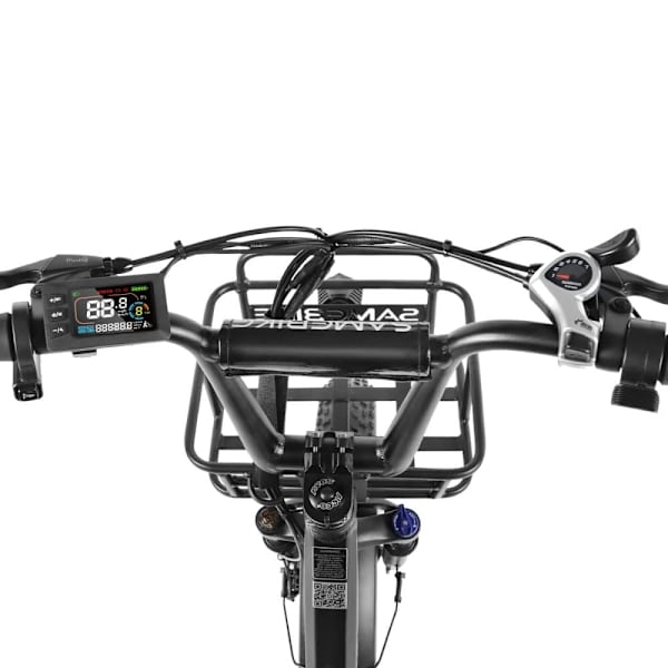 Taittuva sähköpyörä SAMEBIKE C05 Pro, läpiajettava, 36V 500W moottori, paksut renkaat