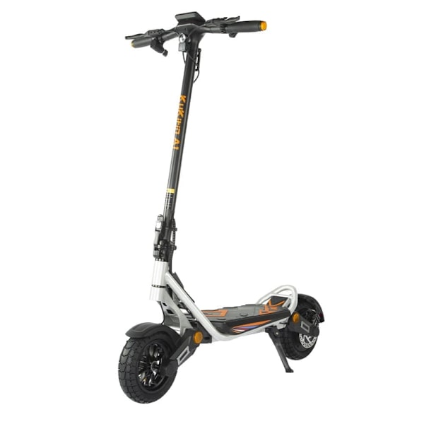 El-scooter KuKirin A1, motor 48V 800W, 13Ah batteri, rækkevidde 45 km, sølv