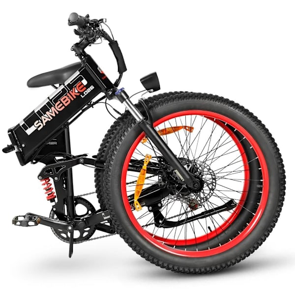 Hopfällbar elcykel SAMEBIKE LO26-Plus, 1000W motor, 48V 15Ah batteri