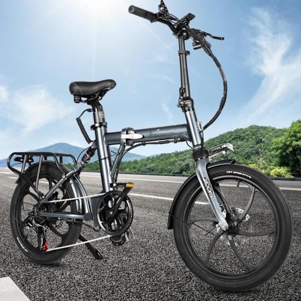 Taittuva sähköpyörä CMACEWHEEL EM20, 350W 36V 12Ah, 20", harmaa