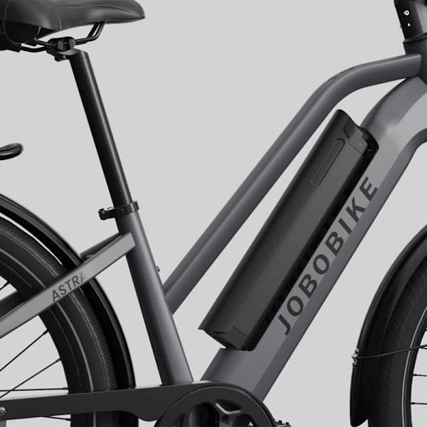 Trekking elcykel JOBOBIKE Astra, 250W 36V 15Ah, Shimano 8S, Stöd för Bluetooth, Grå