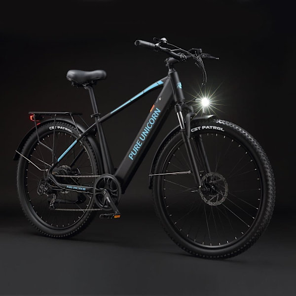 PURE UNICORN U3 29" sähkömaastopyörä, 750W 48V 12.8Ah, musta
