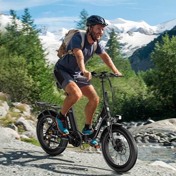 City Elcykel Vitilan U3 - Motor 48V 750W - Trin-igennem - Sammenklappelig