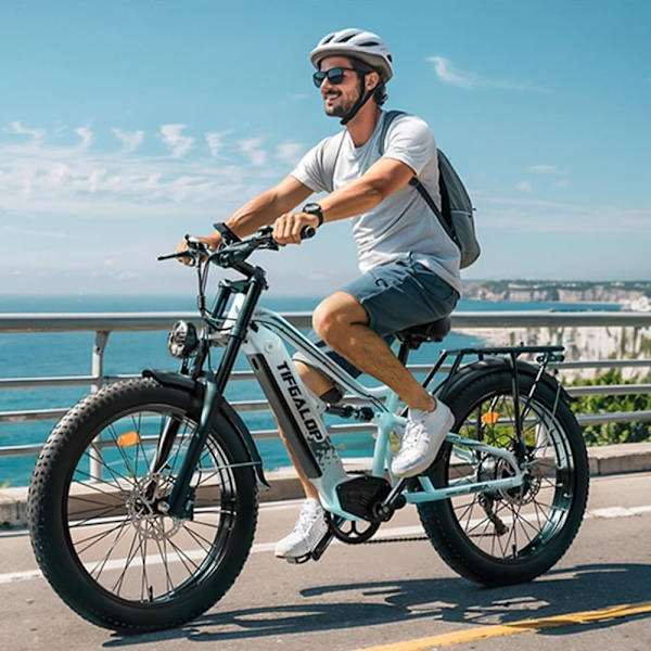 Tifgalop ES7 26" Elcykel med store dæk 750W 52V 19Ah Rækkevidde 40-90 km
