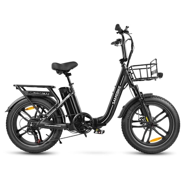 Taittuva sähköpyörä SAMEBIKE C05 Pro, läpiajettava, 36V 500W moottori, paksut renkaat