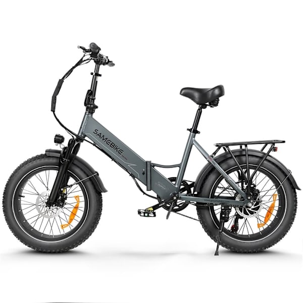 Taittuva sähköpyörä SAMEBIKE LOTDM200-II, moottori 750W 48V, älykäs NFC Harmaa