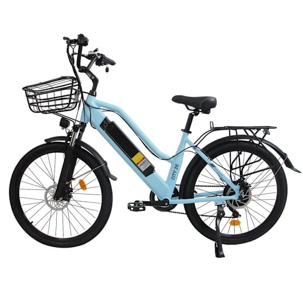 Elcykel Orlms City, 26 500 W motor, 48 V 15 Ah batteri, för kvinnor
