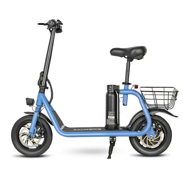 Taittuva sähköpotkulauta istuimella SAMEBIKE SM-C01, 350W 10.4Ah, 12 tuumaa