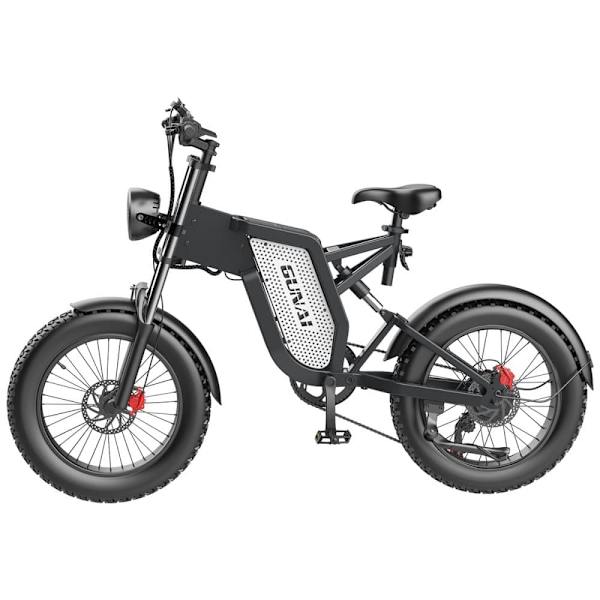GUNAI MX25 1000W Elcykler til Voksne 20*4.0″ Fat Tire 48V 25Ah Fuld Affjedring