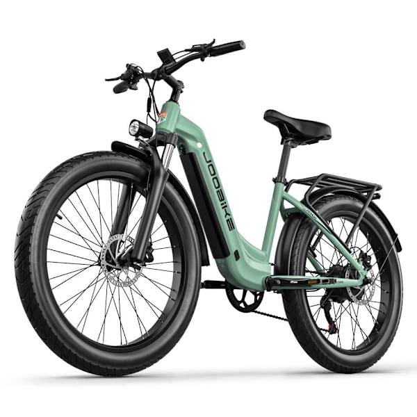Elcykel JOOBIKE JOO001, Terräng, 48V 1000W 17.5Ah, Grön