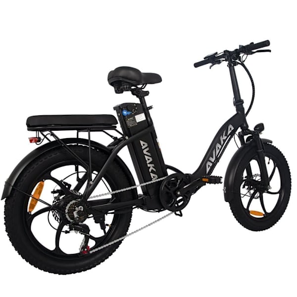 Hopfällbar elcykel AVAKA BZ20 Plus 500W motor 48V 15Ah batteri