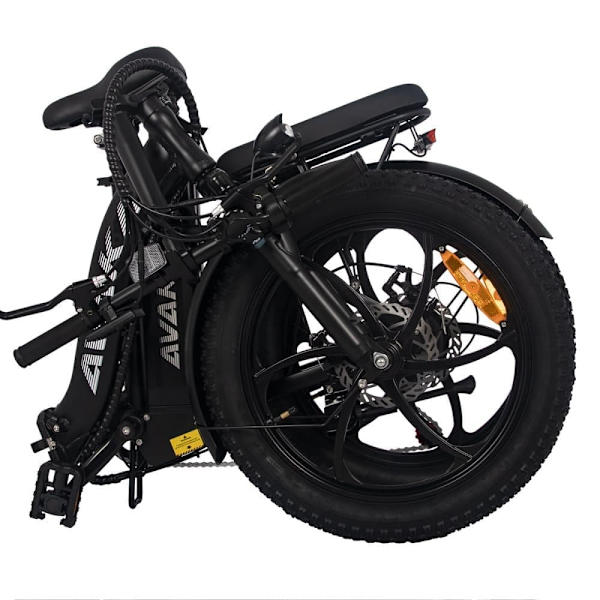 Hopfällbar elcykel AVAKA BZ20 Plus 500W motor 48V 15Ah batteri