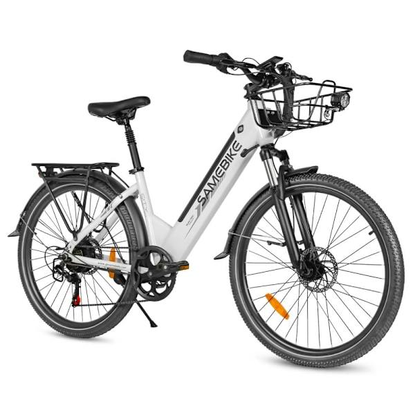 Urban Elcykel SAMEBIKE RS-A01 Pro-T, 500W 36V 15Ah Hvid