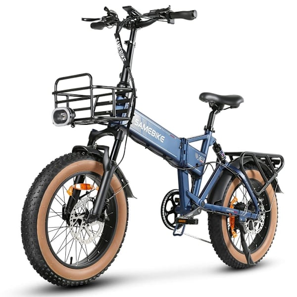 Sähkömaastopyörä SAMEBIKE XWLX09-II, moottori 1000 W, akku 48 V 15 Ah, kokoontaitettava