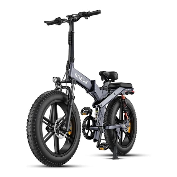 Hopfällbar elcykel ENGWE X2, dubbla batterier 22,2 Ah, 8 hastigheter