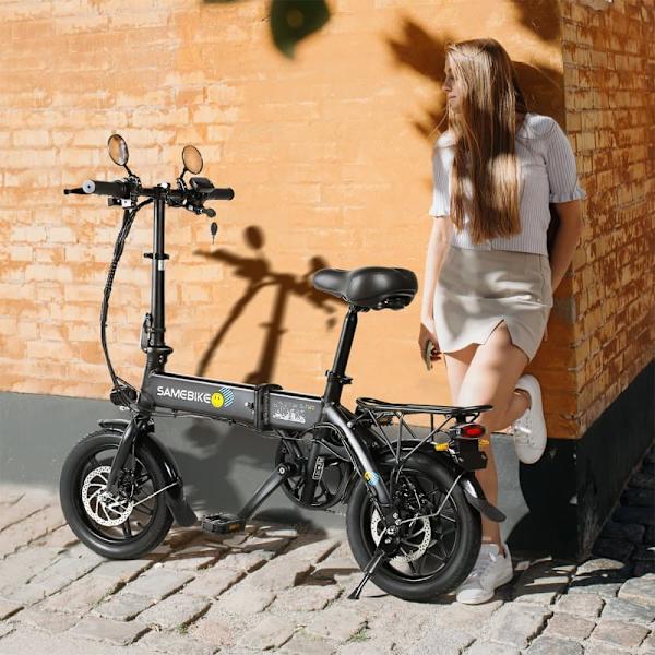 Bärbar pendlarelcykel Samebike YINYU14, motor 36V 350W, 25km/h