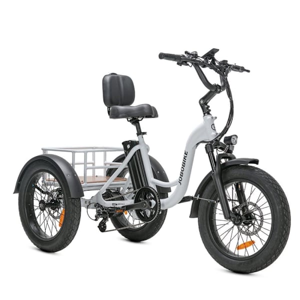 Elektrisk trehjuling för last JOBOBIKE Triker, Bafang-motor, för seniorer