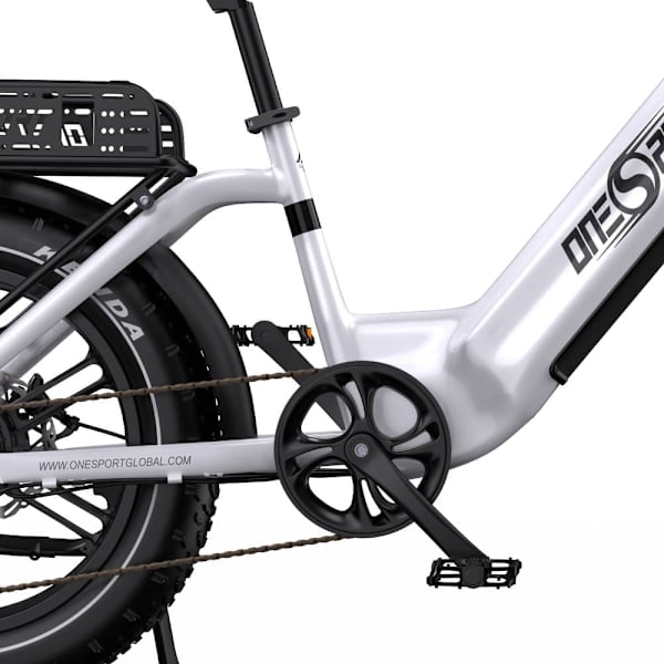 Onesport OT08 paksurenkainen sähköpyörä, moottori 48V 500W, Shimano 7 vaihdetta, tuki sovellukselle